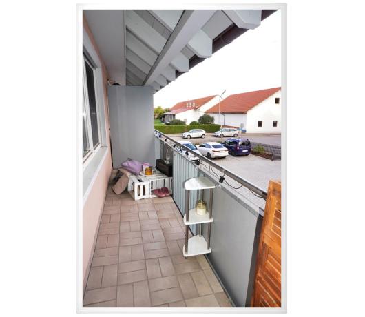 mit schnen Balkon